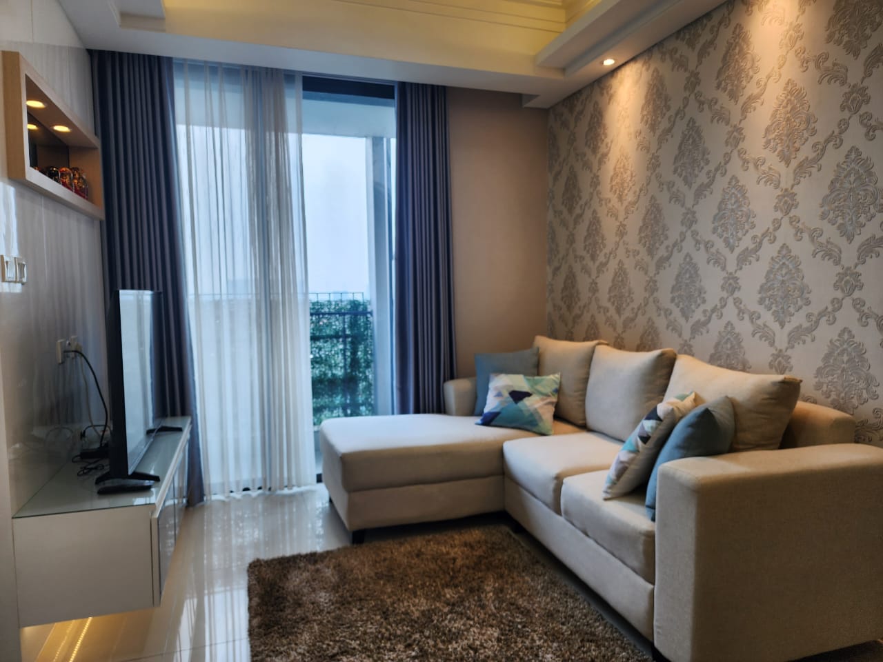 Sewa Apartemen Casa Grande Tower Bella Lantai 15 Unit 02 Luas 88 m2 Rp.22 Juta / Bulan