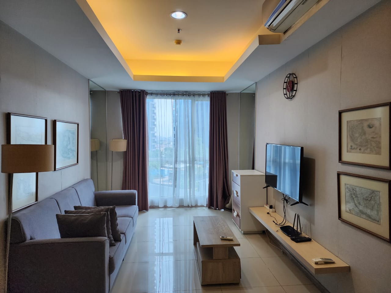 Sewa Casa Grande Residence KOKAS Tower MONTANA 1Bed Room Luas 53 m2 Lantai 12 unit 03 Rp. 120 Juta / Tahun (10 Juta/Bulan) Sewa Apartemen Casagrande Termurah, Terlengkap dan Terupdate di area Kokas www.casagrande-residence.com